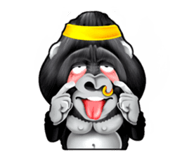 homo apeian sticker #407050