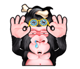 homo apeian sticker #407051