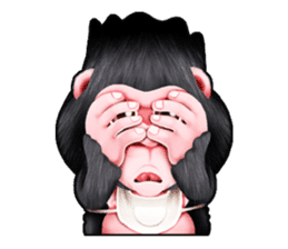 homo apeian sticker #407054