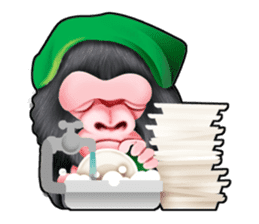 homo apeian sticker #407074