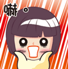 Taiwan iconic doll "Shi-Han" Q version sticker #407310