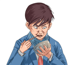 Crazy man sticker #407522