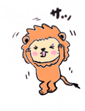 Cute lion sticker #408064