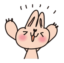 tonny of a rabbit sticker #408107