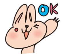 tonny of a rabbit sticker #408109