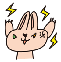 tonny of a rabbit sticker #408114