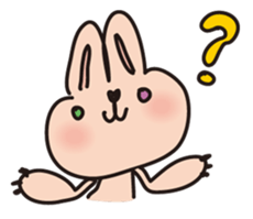 tonny of a rabbit sticker #408117