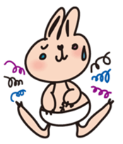 tonny of a rabbit sticker #408128