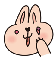 tonny of a rabbit sticker #408132