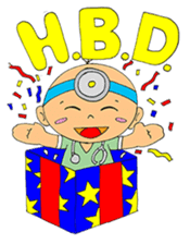 I'm a doctor. sticker #408389