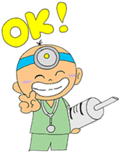 I'm a doctor. sticker #408395