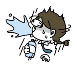 Mie Mie The funny girl sticker #409290