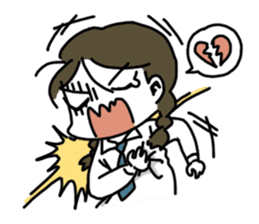 Mie Mie The funny girl sticker #409291