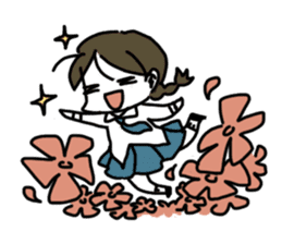 Mie Mie The funny girl sticker #409293