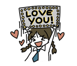 Mie Mie The funny girl sticker #409298