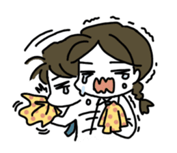 Mie Mie The funny girl sticker #409299