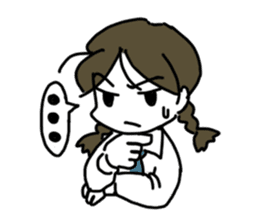 Mie Mie The funny girl sticker #409300