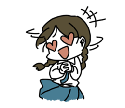 Mie Mie The funny girl sticker #409306