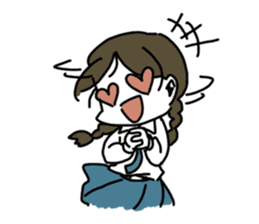 Mie Mie The funny girl sticker #409306