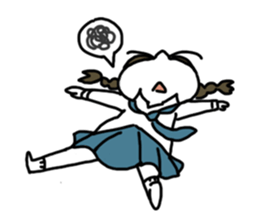 Mie Mie The funny girl sticker #409307