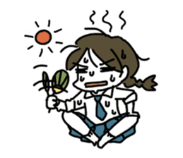 Mie Mie The funny girl sticker #409308