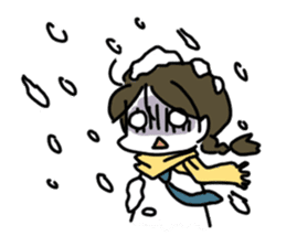 Mie Mie The funny girl sticker #409310