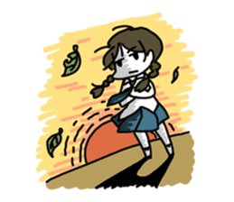 Mie Mie The funny girl sticker #409312