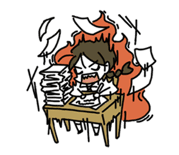 Mie Mie The funny girl sticker #409313