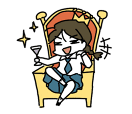 Mie Mie The funny girl sticker #409314