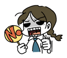 Mie Mie The funny girl sticker #409317