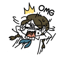 Mie Mie The funny girl sticker #409318