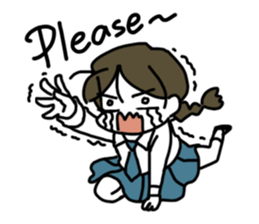 Mie Mie The funny girl sticker #409320