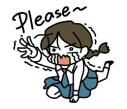 Mie Mie The funny girl sticker #409320