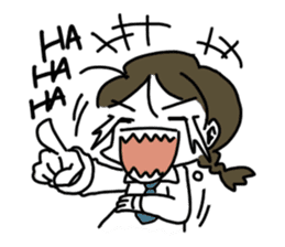 Mie Mie The funny girl sticker #409322