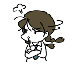 Mie Mie The funny girl sticker #409324