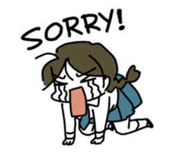 Mie Mie The funny girl sticker #409326