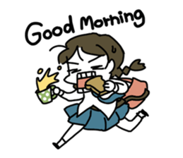 Mie Mie The funny girl sticker #409327