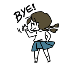 Mie Mie The funny girl sticker #409328