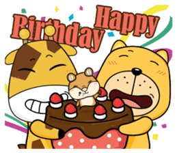 Munai Kuma and Friends sticker #409704