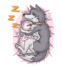 Husky&Wolf sticker #410036