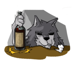 Husky&Wolf sticker #410042