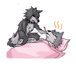 Husky&Wolf sticker #410045