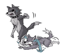 Husky&Wolf sticker #410046