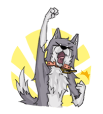 Husky&Wolf sticker #410065