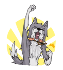 Husky&Wolf sticker #410065