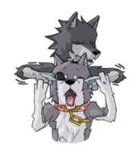 Husky&Wolf sticker #410069