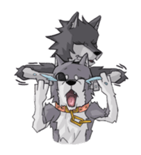 Husky&Wolf sticker #410069