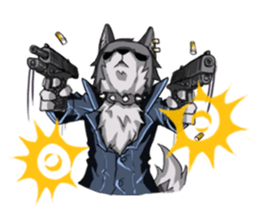 Husky&Wolf sticker #410071