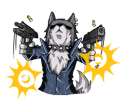 Husky&Wolf sticker #410071