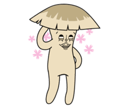 Fungus man (At the fork) sticker #410125